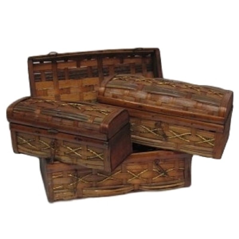 סט תיבות עץ